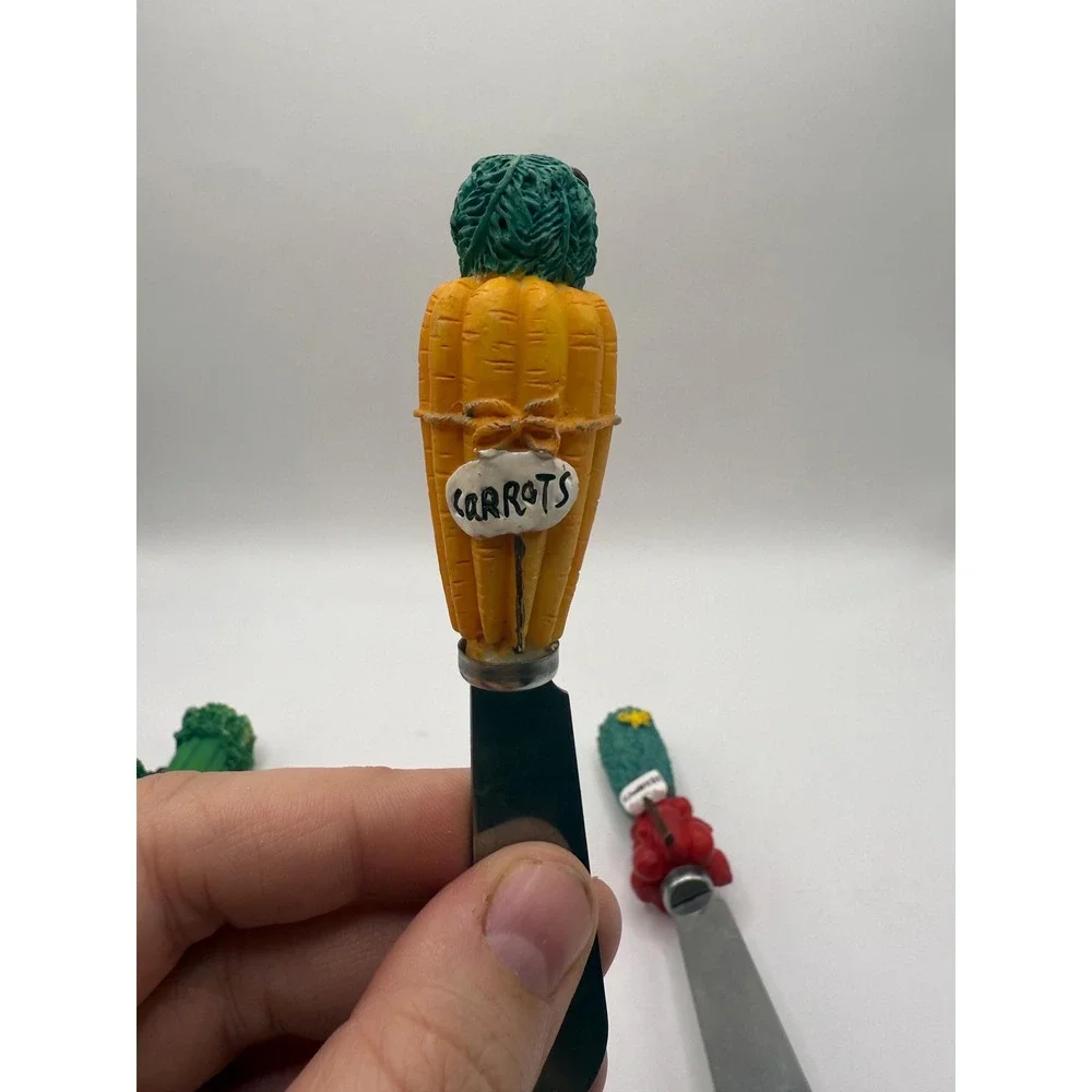 Vintage Vegetable Butter Knife Set‎ – Whimsical Garden Spreader Knives